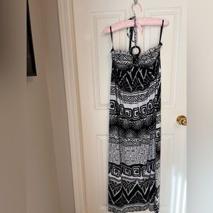 CAROLE LITTLE Long Black and White Print